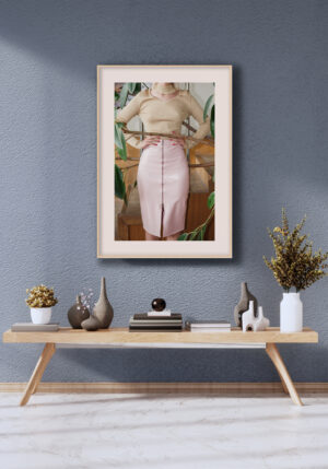 Moda Elegante con Falda Brillante