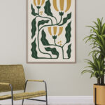 Ilustración Floral Botánica Minimalista