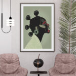 Retrato Abstracto en Paleta Neutra