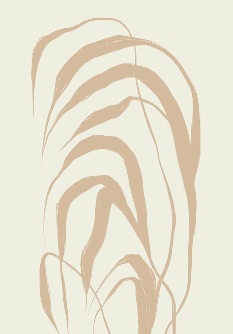 Diseño Abstracto Minimalista en Tonos Neutros