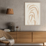 Diseño Abstracto Minimalista en Tonos Neutros