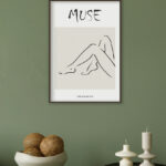 Dibujo Lineal de Piernas Reclinadas