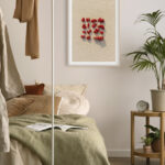 Fragmentos de Coral Rojo sobre Arena