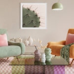 Primer Plano de Espinas de Cactus Verde