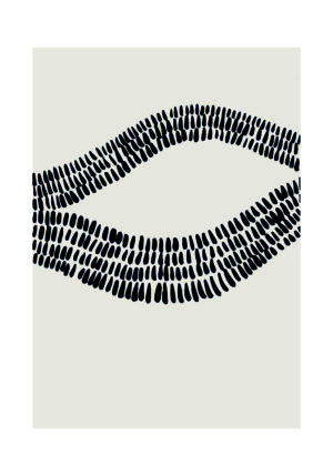 Ola Abstracta en Blanco y Negro Minimalista