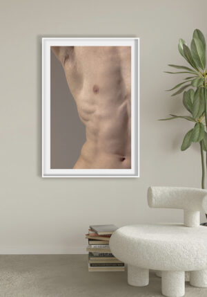 Torso Masculino con Musculatura Definida