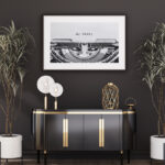 Máquina de Escribir con Texto "Mi Historia"