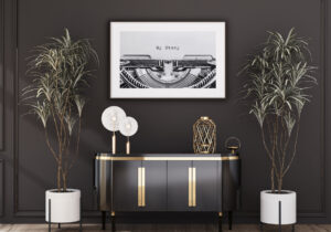 Máquina de Escribir con Texto 