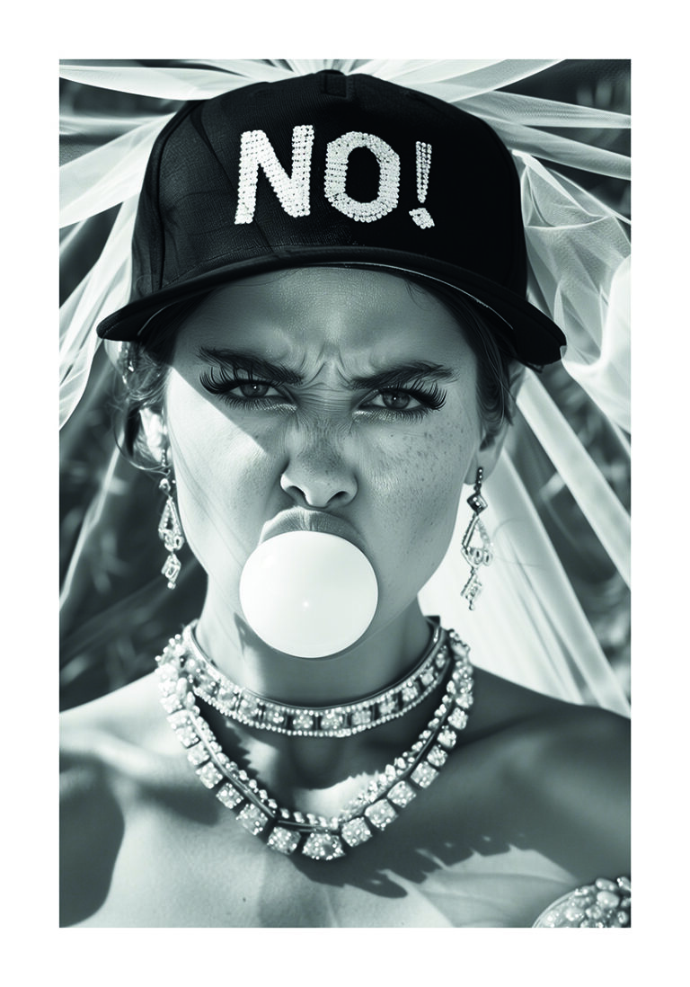 Novia con Estilo y Actitud Atrevida