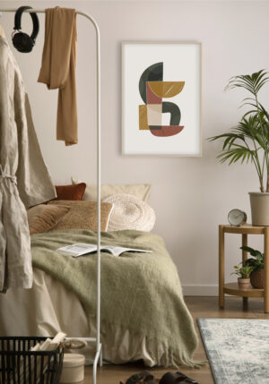 Obra Abstracta Geométrica Minimalista