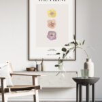 Ilustración Floral en Pasteles Minimalistas