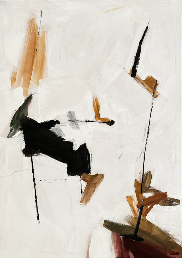 Minimalismo Textural: Elegancia en Neutros con Acento Burdeos