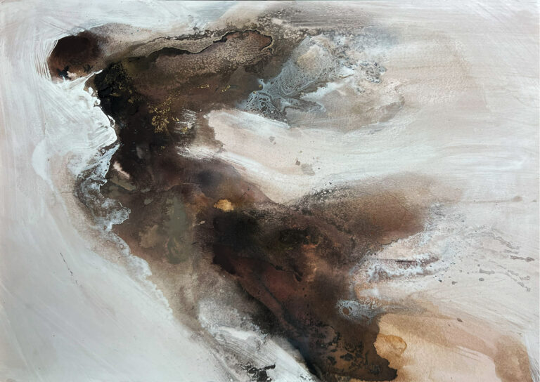 Abstracci¢n Terrosa: Texturas Org nicas en Tonos Neutros y C lidos