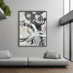 Abstracci¢n Caligr fica de Personaje Ic¢nico para Interiores Contempor neos