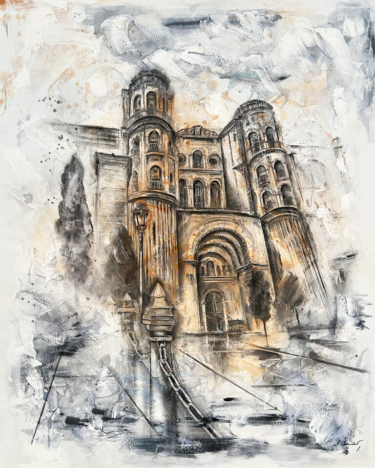 Majestuosidad Arquitectónica en Tonos Ocre y Gris para Interiores Clásicos