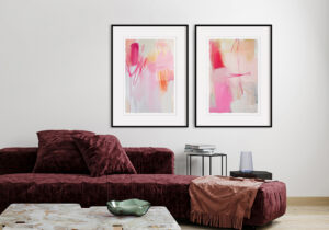 Arte Abstracto Moderno en Marcos Elegantes