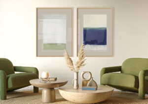 Láminas Modernas Minimalistas enmarcadas