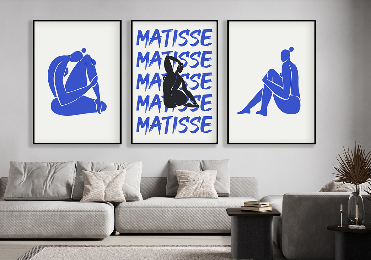 COMPOSICIÓN MATISSE AZUL