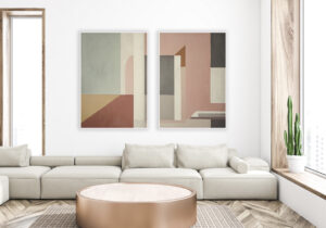 Arte abstracto moderno para salón