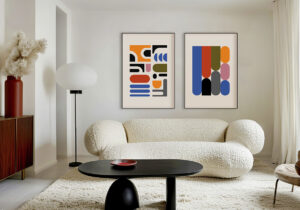 Arte minimalista moderno en espacios relajantes