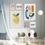 Decoración de Pared Infantil con Arte Colorido