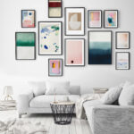 Composición de Arte Abstracto para Decoración Moderna