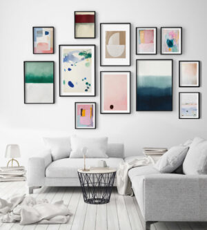 Composición de Arte Abstracto para Decoración Moderna