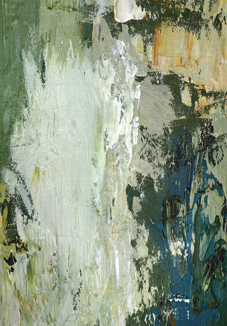 Textura Abstracta en Verde y Azul