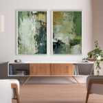 Arte Abstracto para Pared con Marcos