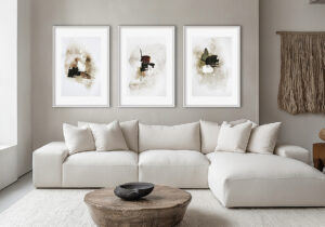 Acuarela Abstracta Minimalista