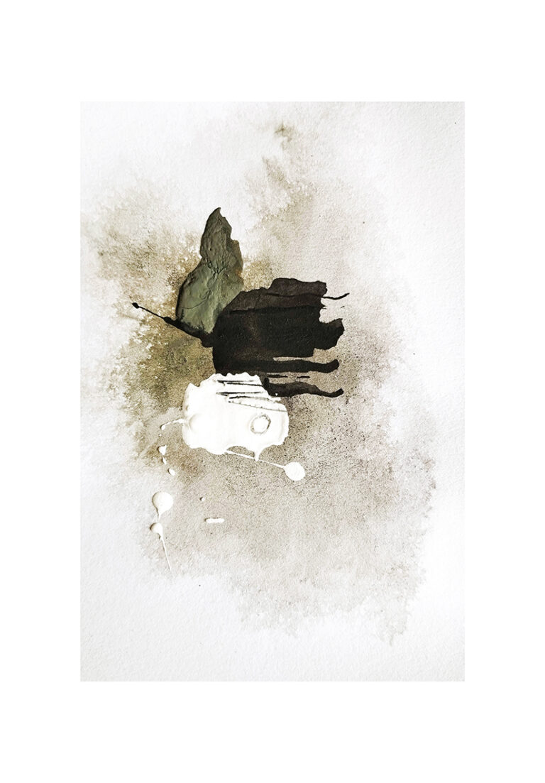 Acuarela Abstracta Minimalista