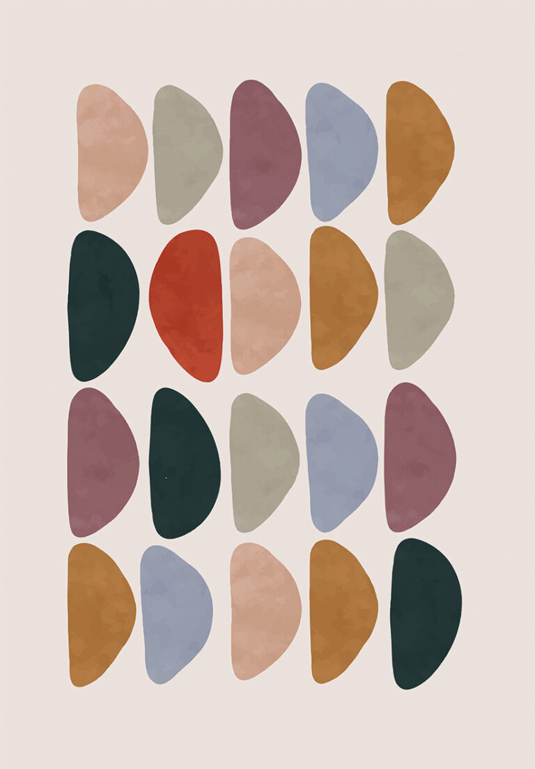 Formas Geométricas en Acuarela Abstracta