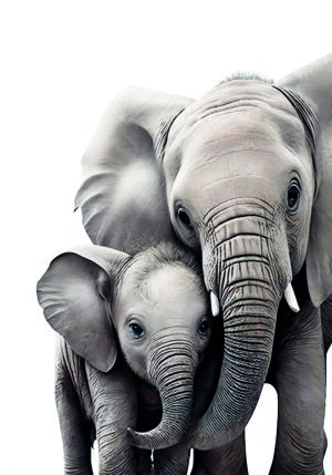 Amor y Vínculo Familiar de Elefantes