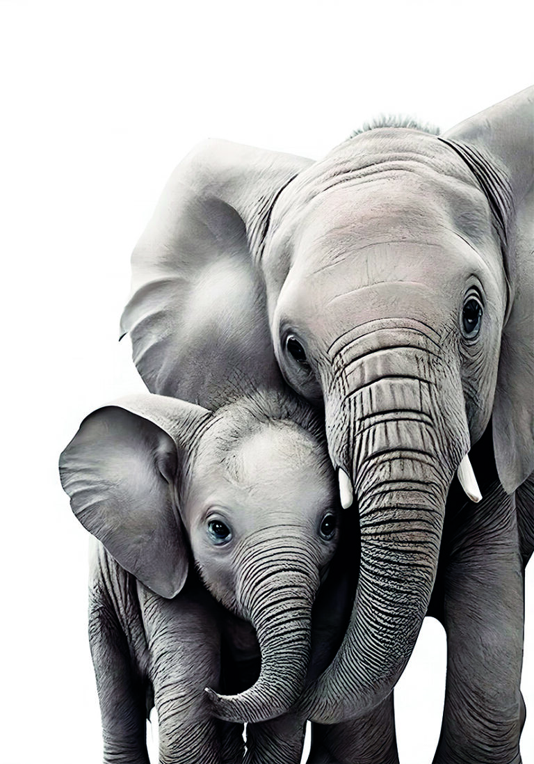 Amor y Vínculo Familiar de Elefantes