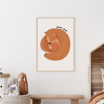 Osos Marrones Abrazados en Dibujo Ilustrado