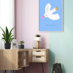 Ilustración de Paloma con Corazón