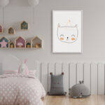 Ilustración de Gato Hecha a Mano en Estilo Minimalista