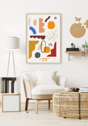 Formas Abstractas en Paleta Natural