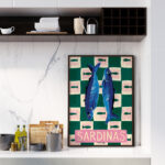 Ilustración colorida de sardina