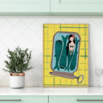 Sirena divertida en lata de sardinas