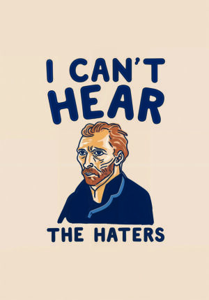 Retrato moderno con estilo gráfico humorístico