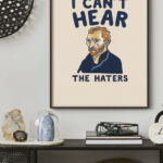 Retrato moderno con estilo gráfico humorístico