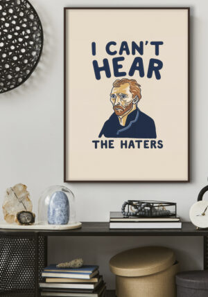 Retrato moderno con estilo gráfico humorístico