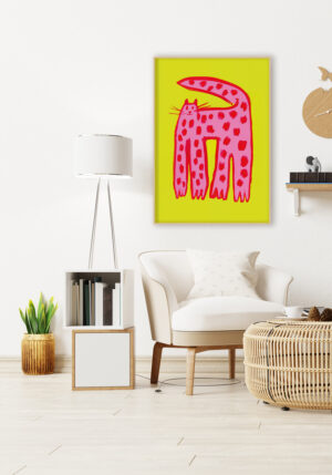 Ilustración colorida en estilo pop art