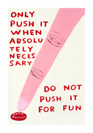 Ilustración de mano con mensaje de seguridad