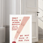 Ilustración de mano con mensaje de seguridad