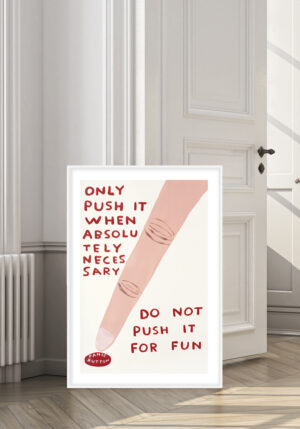 Ilustración de mano con mensaje de seguridad