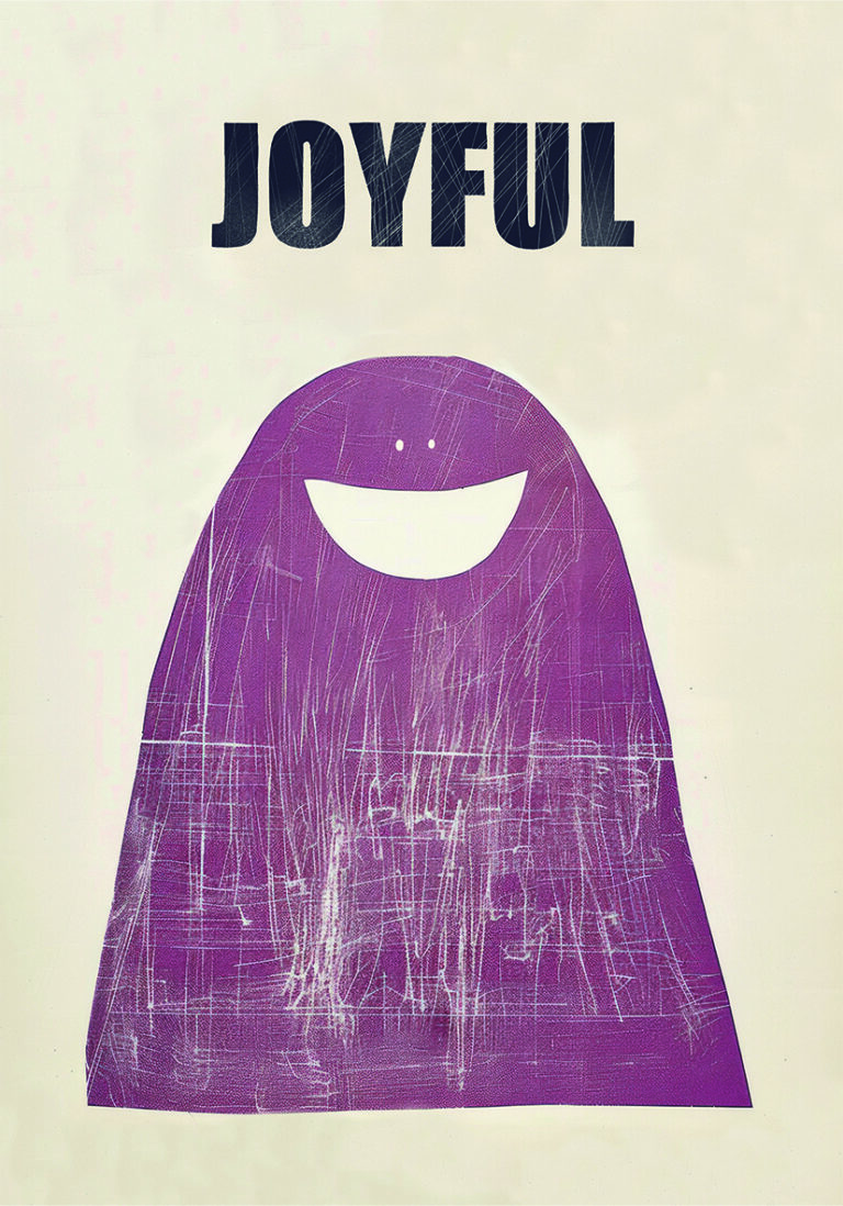 Arte gráfico alegre con tipografía llamativa