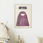 Arte gráfico alegre con tipografía llamativa