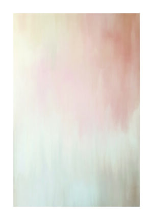 Obra abstracta en tonos beige y melocotón